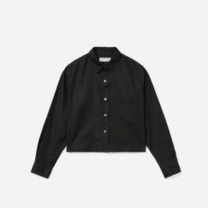 Everlane The Way Short Shirt in Black | XL